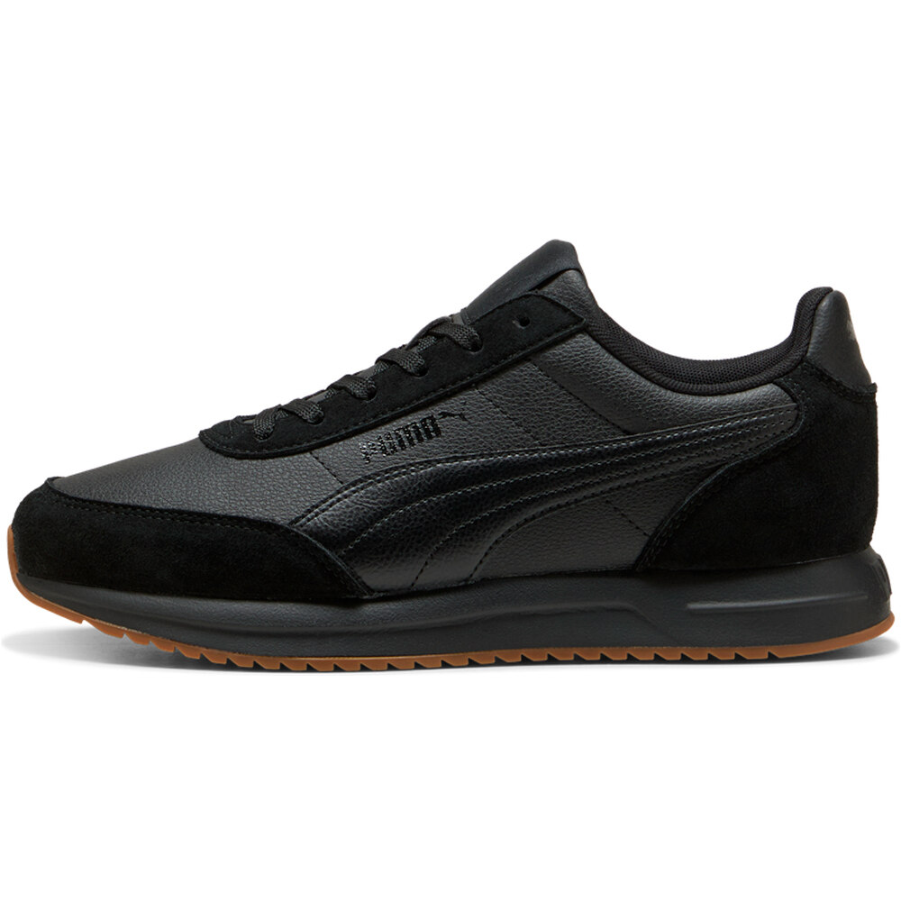 Puma zapatilla moda hombre R78 LIGHTWIND SL NEGRO lateral exterior