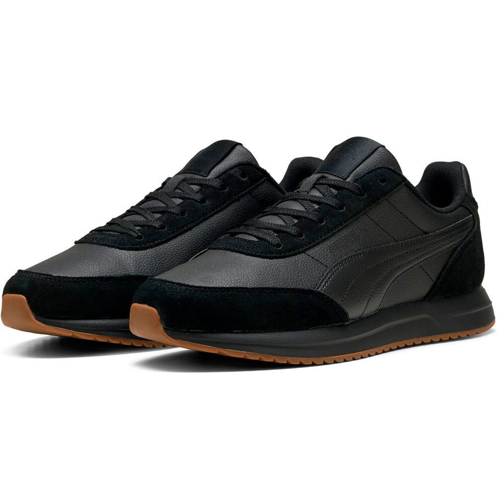 Puma zapatilla moda hombre R78 LIGHTWIND SL NEGRO lateral interior