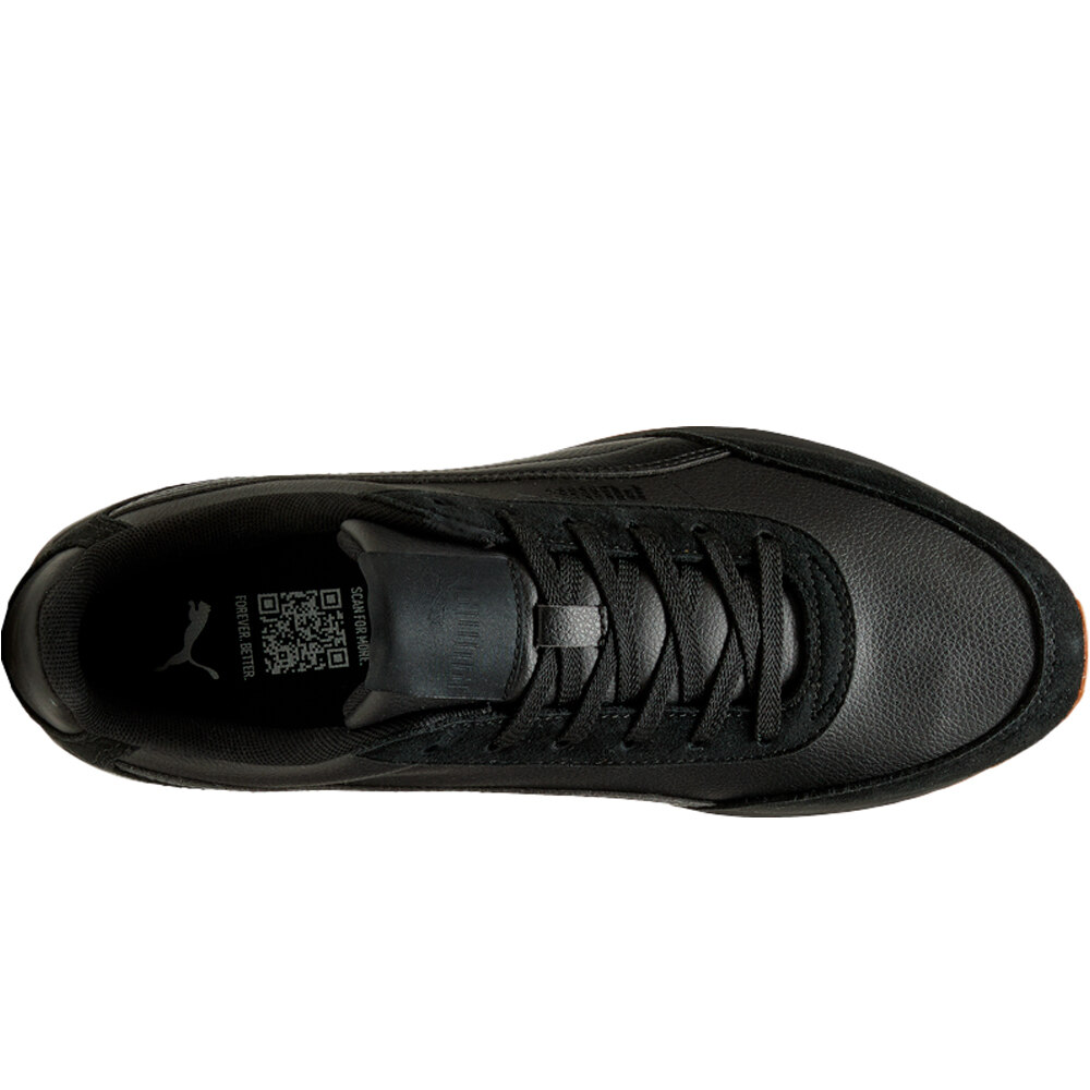 Puma zapatilla moda hombre R78 LIGHTWIND SL NEGRO vista superior