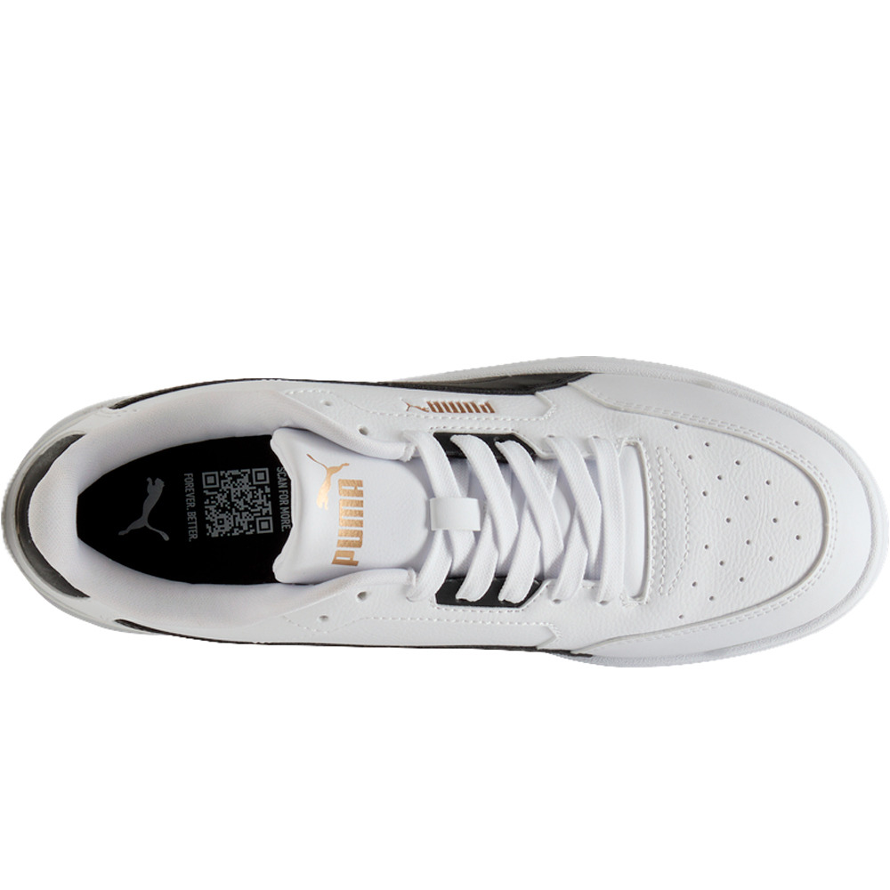 Puma zapatilla moda hombre SHUFFLE DOWNTOWN BLANCO vista superior