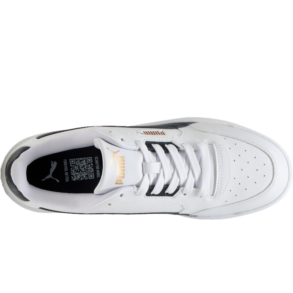 Puma zapatilla moda hombre SHUFFLE DOWNTOWN BLANCO vista superior