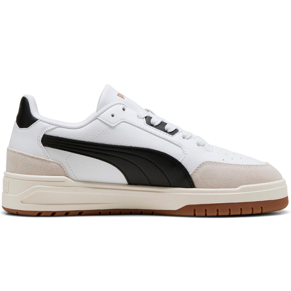 Puma zapatilla moda hombre SHUFFLE DOWNTOWN OG BLANCO lateral interior