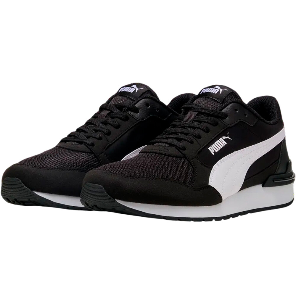Puma zapatilla moda hombre ST RUNNER V4 NEGRO lateral interior