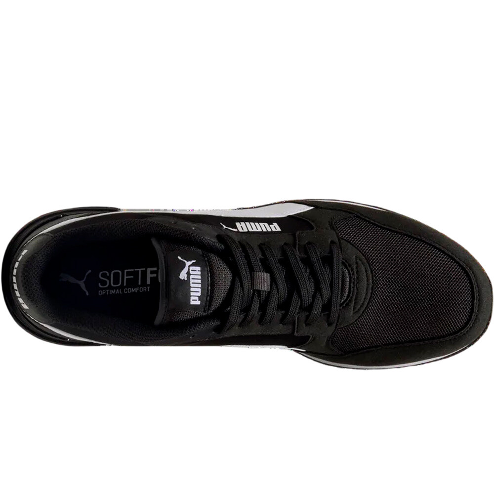 Puma zapatilla moda hombre ST RUNNER V4 NEGRO vista superior