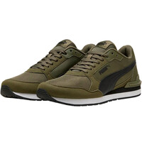 Puma zapatilla moda hombre ST RUNNER V4 VERDE lateral interior
