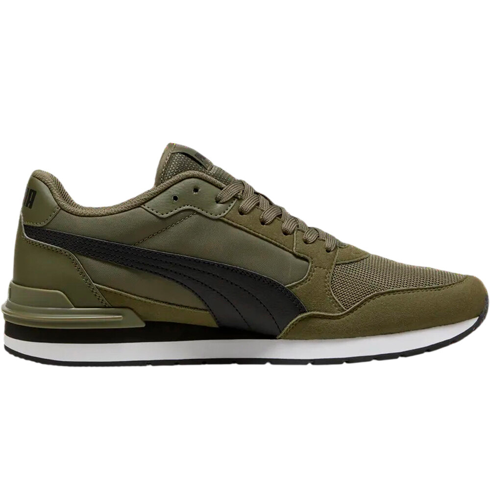 Puma zapatilla moda hombre ST RUNNER V4 VERDE puntera