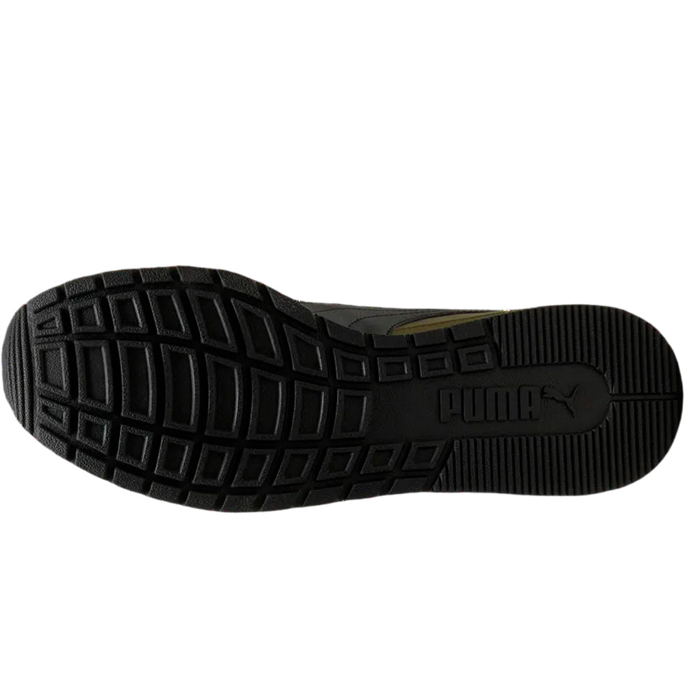 Puma zapatilla moda hombre ST RUNNER V4 VERDE vista trasera