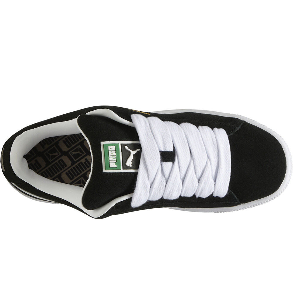 Puma zapatilla moda hombre SUEDE XL NEGRO vista superior