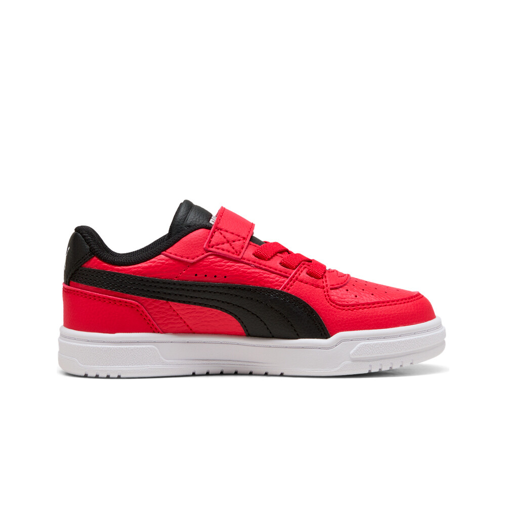 Puma zapatilla moda niño FERRARI CAVEN III ROJO lateral interior