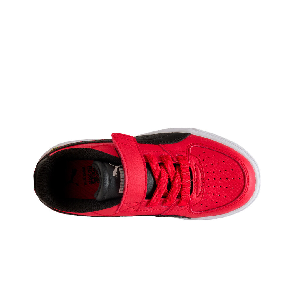Puma zapatilla moda niño FERRARI CAVEN III ROJO vista trasera
