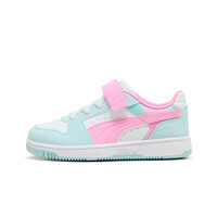 Puma zapatilla moda niño Rebound Slam Lo Fade AZUL lateral exterior