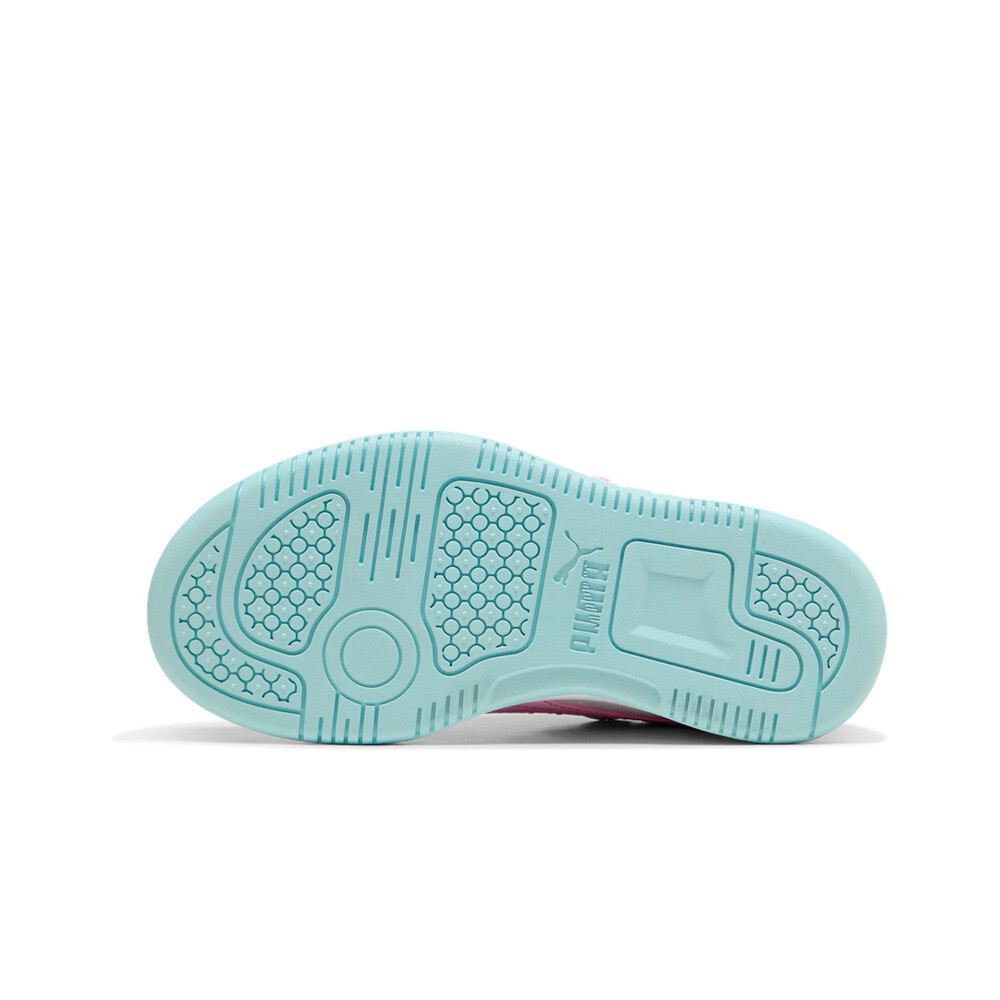 Puma zapatilla moda niño Rebound Slam Lo Fade AZUL vista superior