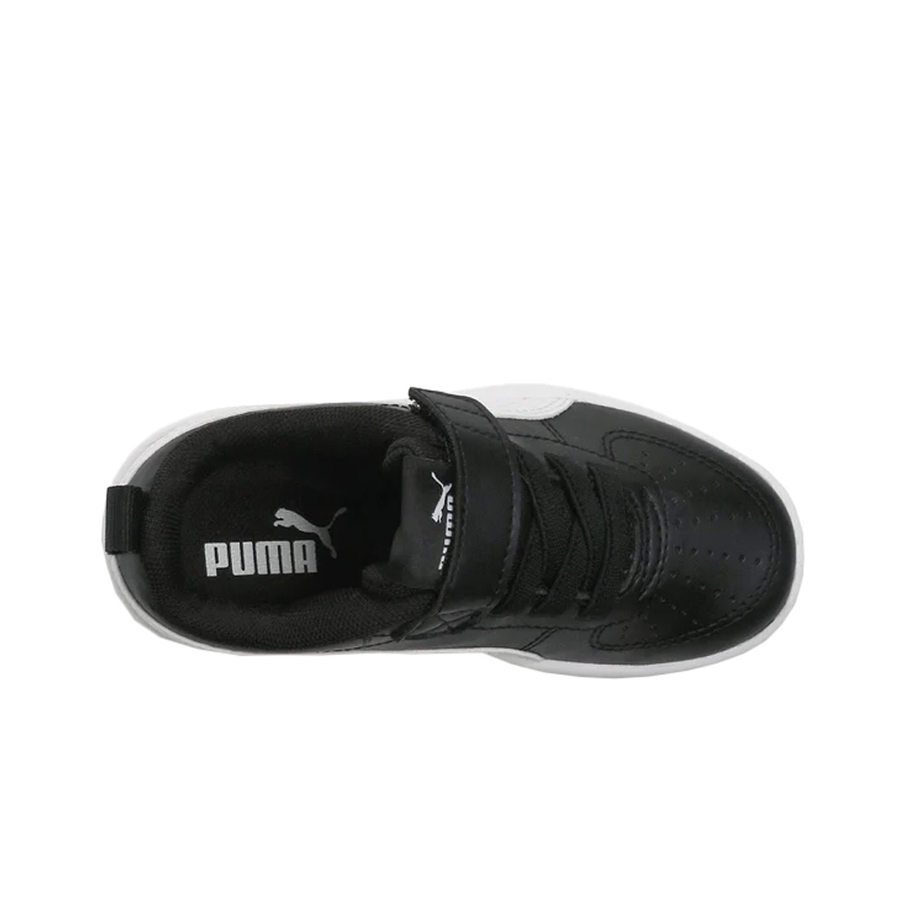 Puma zapatilla moda niño RICKIE AC PS NEGRO vista trasera