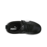Puma zapatilla moda niño RICKIE AC PS NEGRO vista trasera