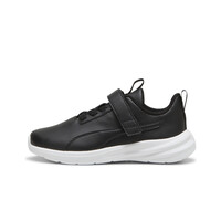Puma zapatilla moda niño RICKIE RUNNER NEGRO lateral exterior