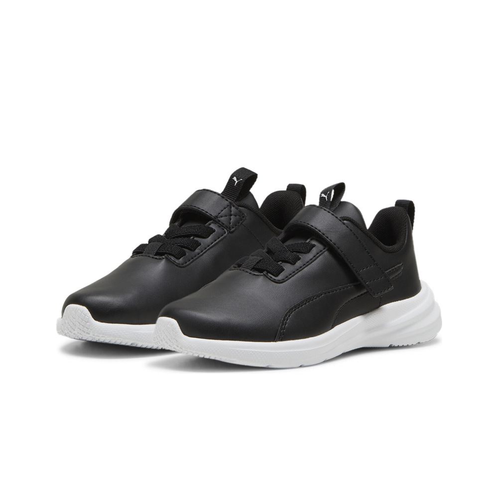 Puma zapatilla moda niño RICKIE RUNNER NEGRO lateral interior