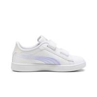 Puma zapatilla moda niño SMASH 3.0 BLANCO puntera