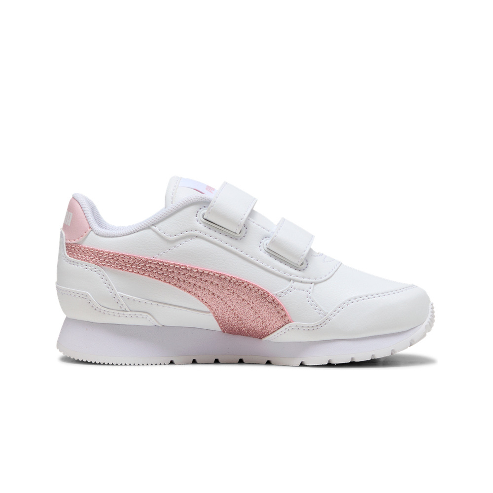 Puma zapatilla moda niño ST RUNNER V4 SL GLIT BLANCO puntera