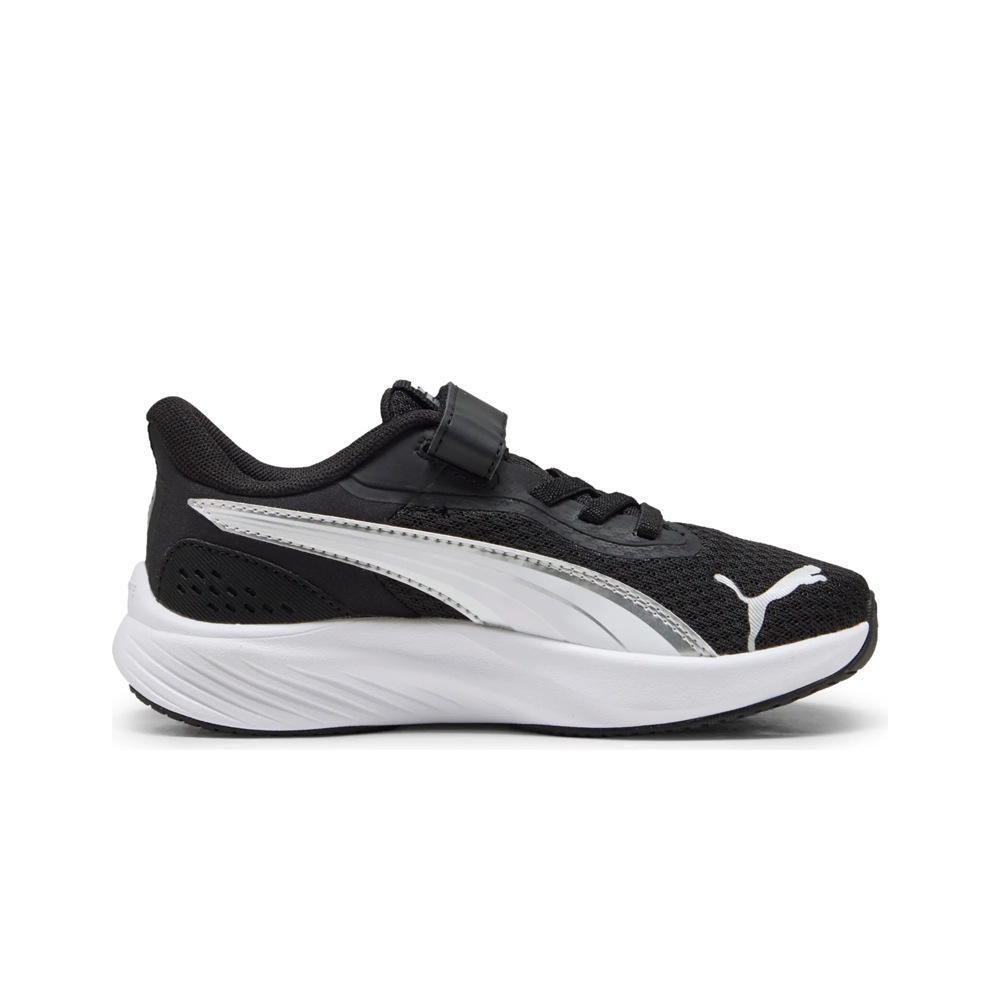 Puma zapatilla multideporte niño POUNCE LITE AC+ PS NEGRO puntera