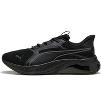 Puma zapatilla running hombre CELL THRILL DASH NEGRO lateral exterior