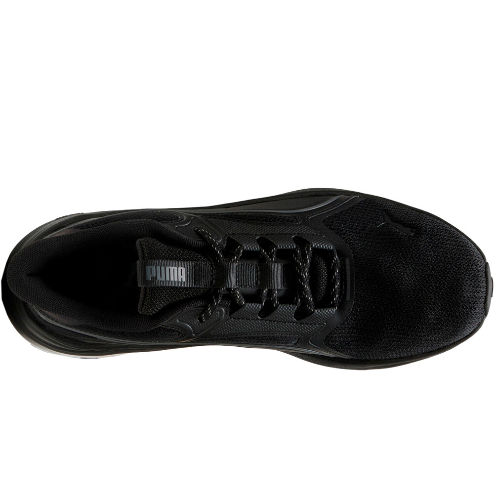 Puma zapatilla running hombre CELL THRILL DASH NEGRO vista superior