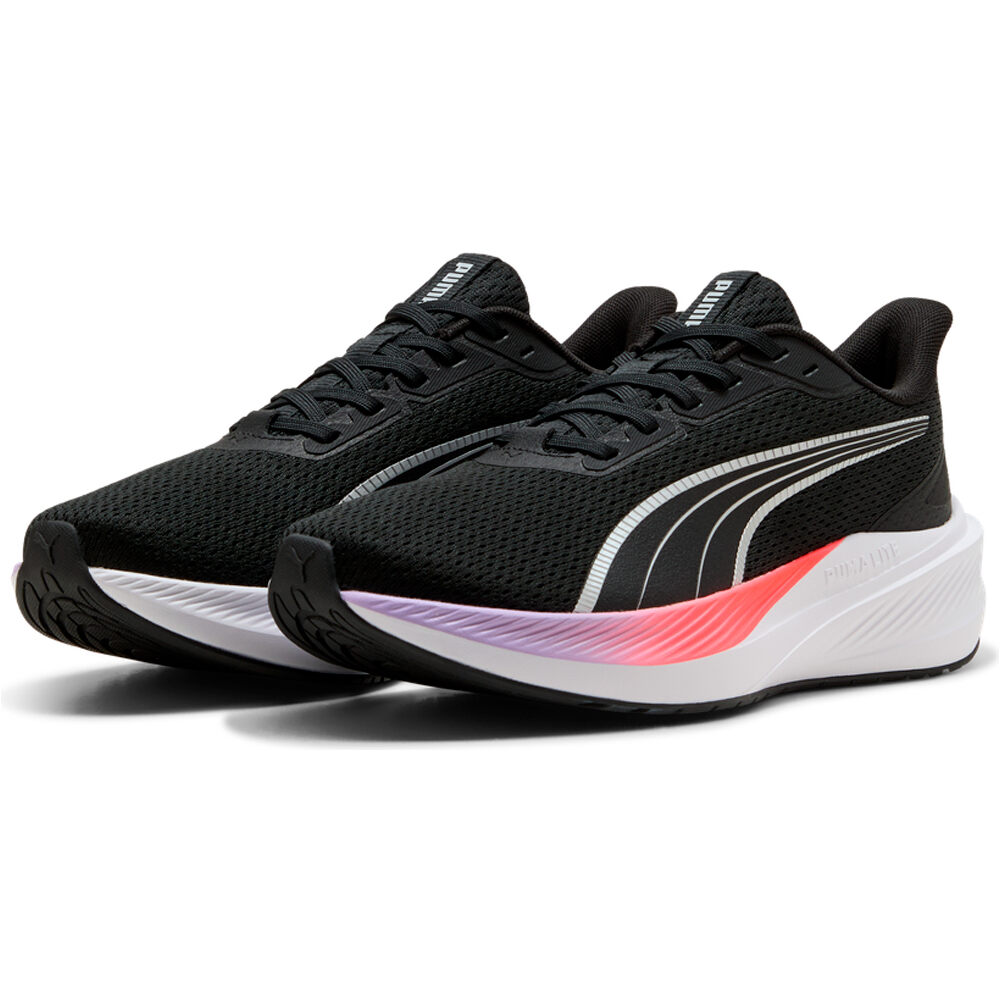 Puma zapatilla running hombre DASHER LITE NEGRO lateral interior