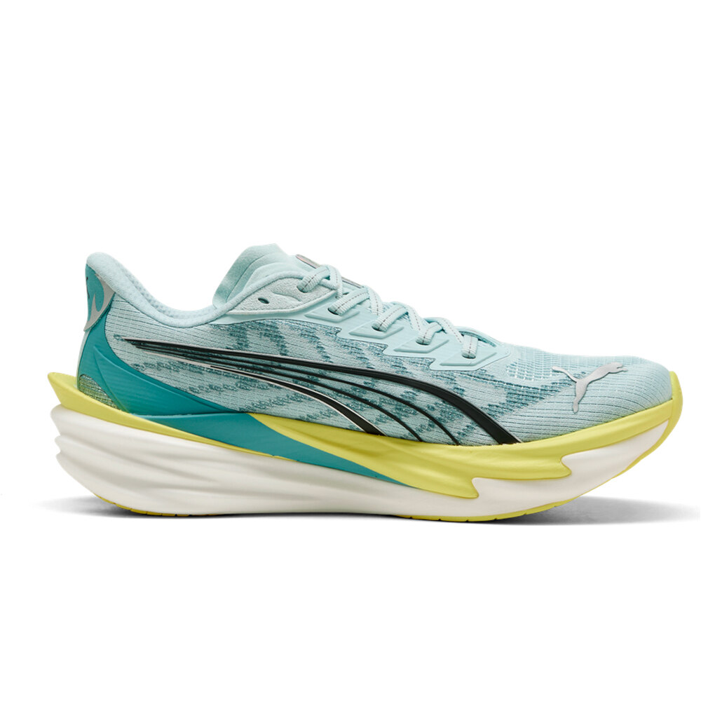 Puma zapatilla running hombre DEVIATE NITRO 4 AZUL puntera