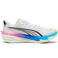 Puma zapatilla running hombre DEVIATE NITRO 4 BLANCO lateral interior