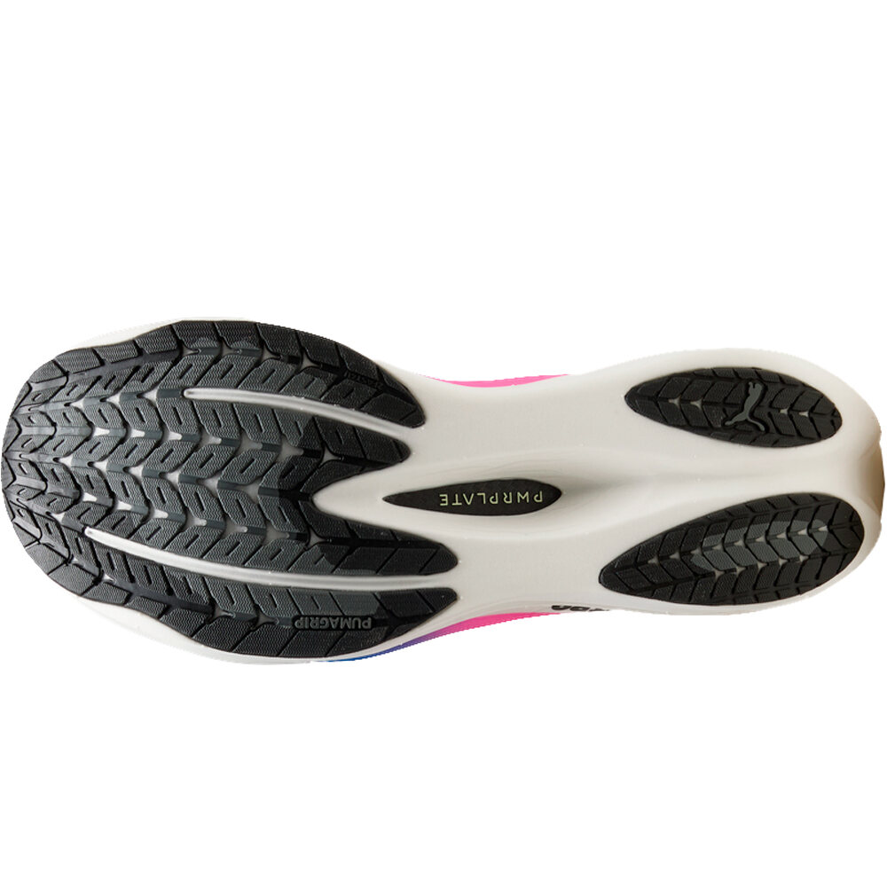 Puma zapatilla running hombre DEVIATE NITRO 4 NEGRO puntera