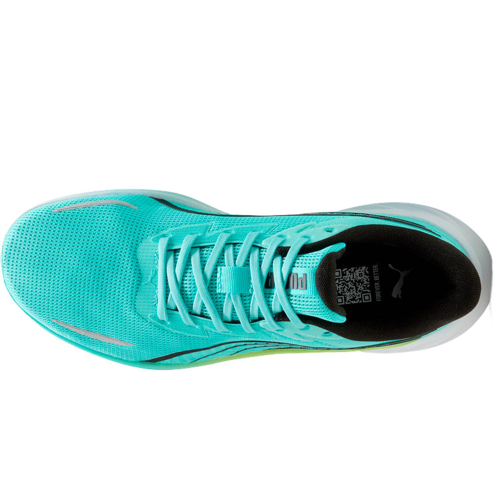 Puma zapatilla running hombre POUNCE LITE 2 VERDE vista superior