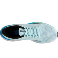 Puma zapatilla running hombre POUNCE LITE AZUL vista superior