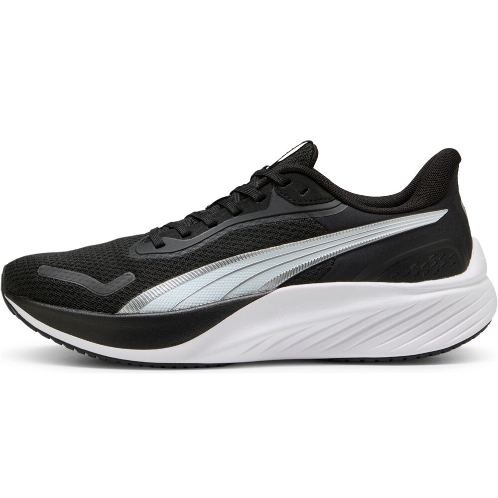 Puma zapatilla running hombre POUNCE LITE NEGRO lateral exterior