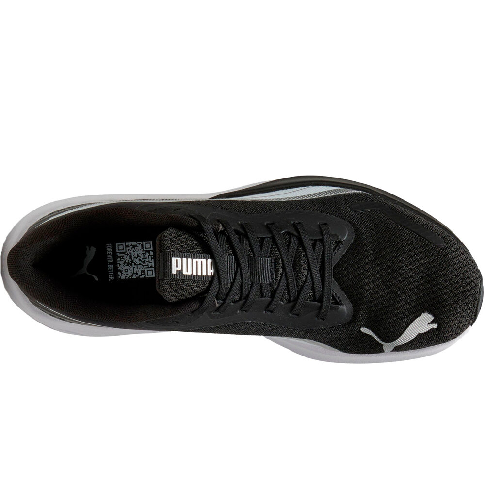 Puma zapatilla running hombre POUNCE LITE NEGRO vista superior