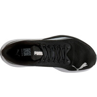 Puma zapatilla running hombre POUNCE LITE NEGRO vista superior