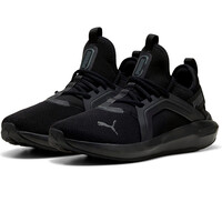 Puma zapatilla running hombre SOFTRIDE ENZO 5 NEGRO lateral interior