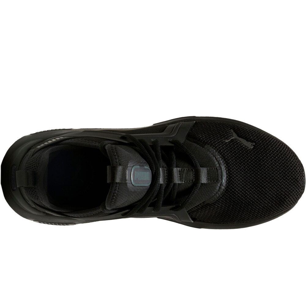 Puma zapatilla running hombre SOFTRIDE ENZO 5 NEGRO vista superior
