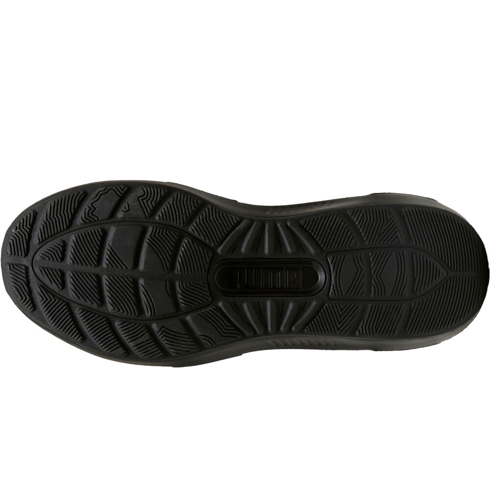 Puma zapatilla running hombre SOFTRIDE ENZO 5 NEGRO vista trasera