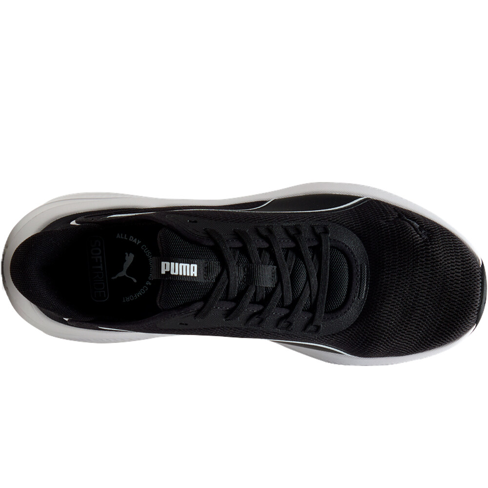 Puma zapatilla running hombre SOFTRIDE EXO FLEX NEGRO vista trasera