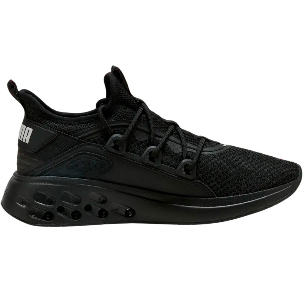 Puma zapatilla running hombre SOFTRIDE FREQUENCE S NEGRO puntera