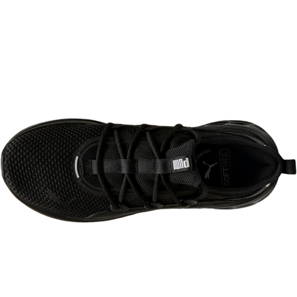 Puma zapatilla running hombre SOFTRIDE FREQUENCE S NEGRO vista superior