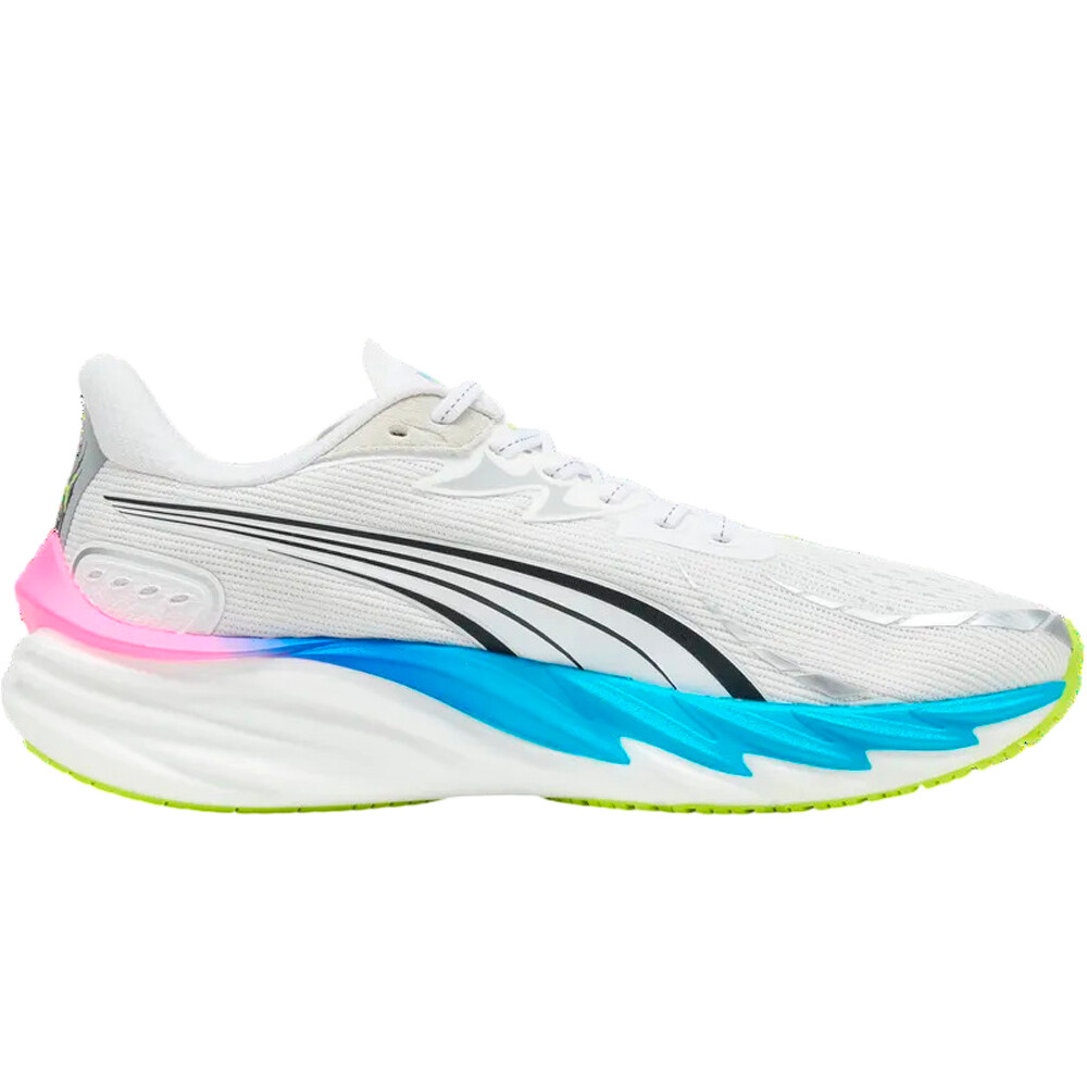 Puma zapatilla running hombre VELOCITY NITRO 4 BLANCO puntera