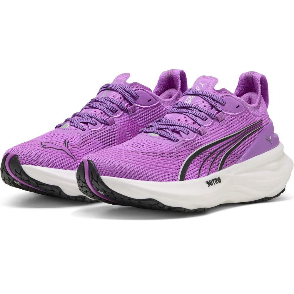 Puma zapatilla running mujer FOREVERRUN NITRO 2 ROSA lateral interior