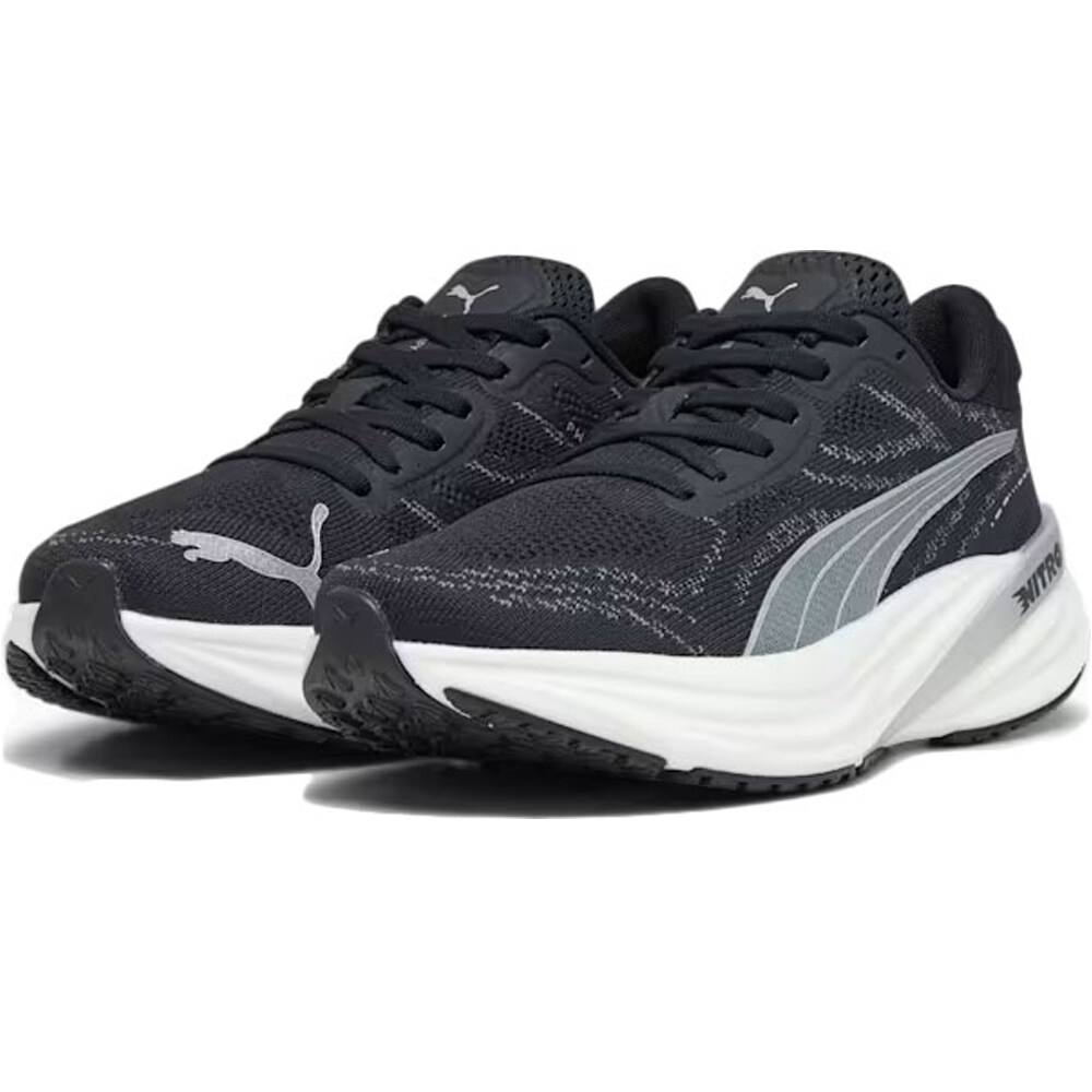 Puma zapatilla running mujer MAGNIFY NITRO 2 NEGRO lateral interior