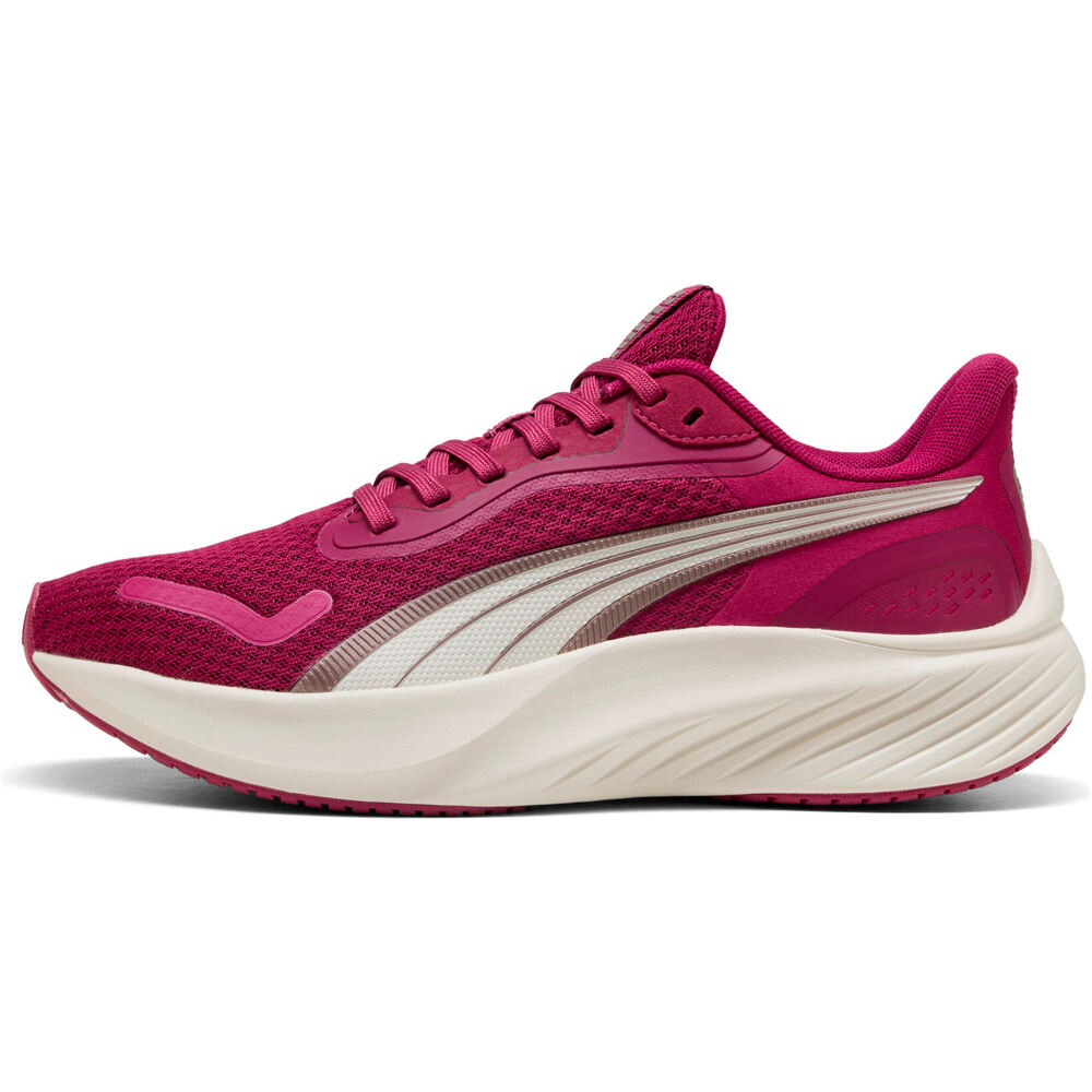 Puma zapatilla running mujer POUNCE LITE ROJO lateral exterior