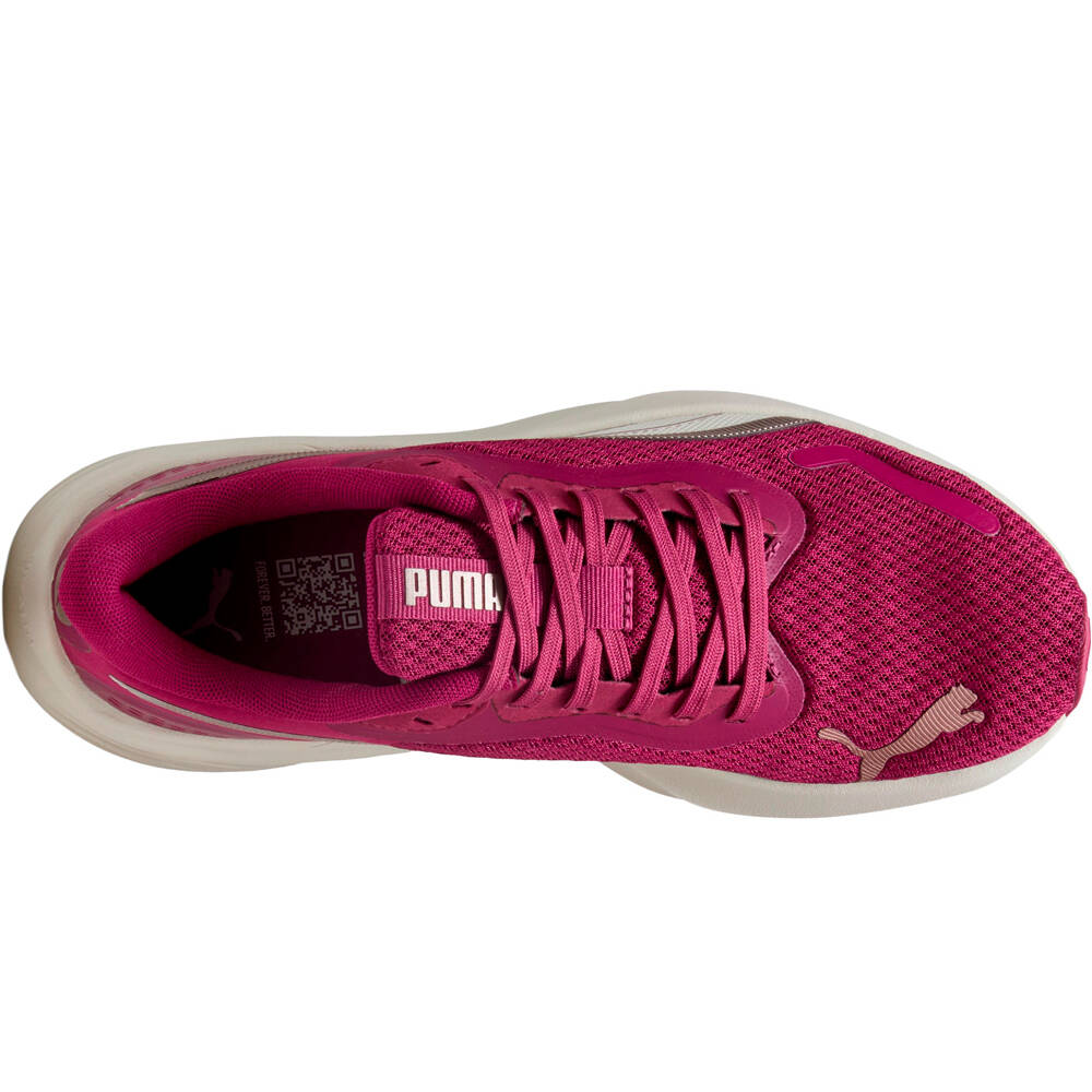 Puma zapatilla running mujer POUNCE LITE ROJO vista superior