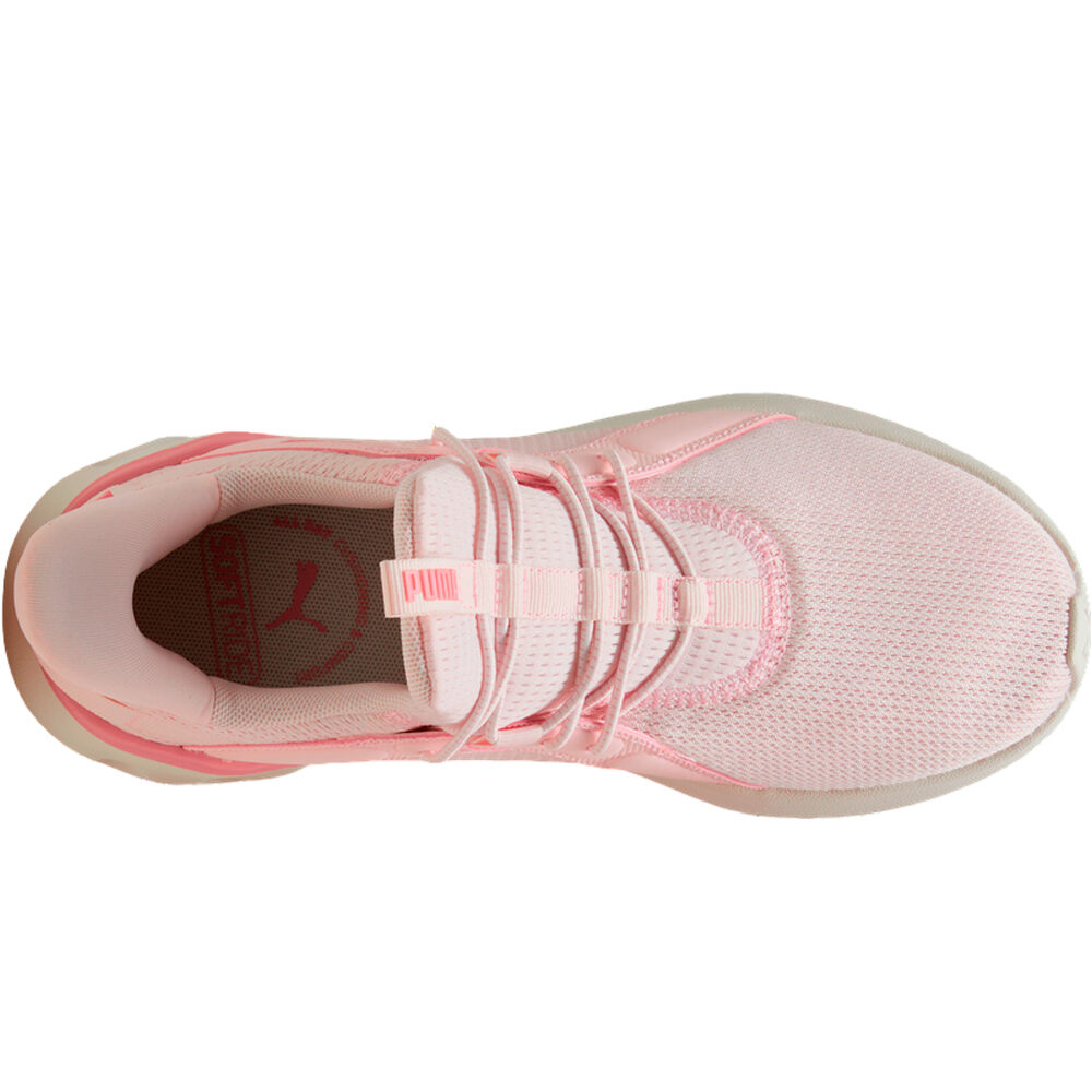 Puma zapatilla running mujer SOFTRIDE CARSON SLIP AMARILLO vista trasera