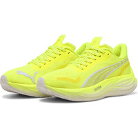 Puma zapatilla running mujer VELOCITY NITRO 3 AMARILLO lateral interior