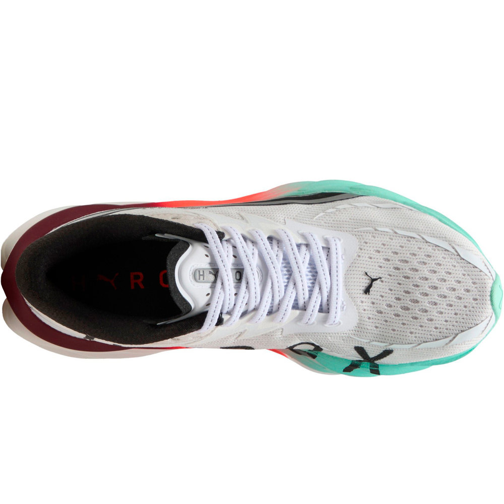 Puma zapatilla running mujer VELOCITY NITRO 4 HYR BLANCO vista superior