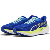 Puma zapatilla running mujer Velocity NITRO 5 W AZUL lateral interior