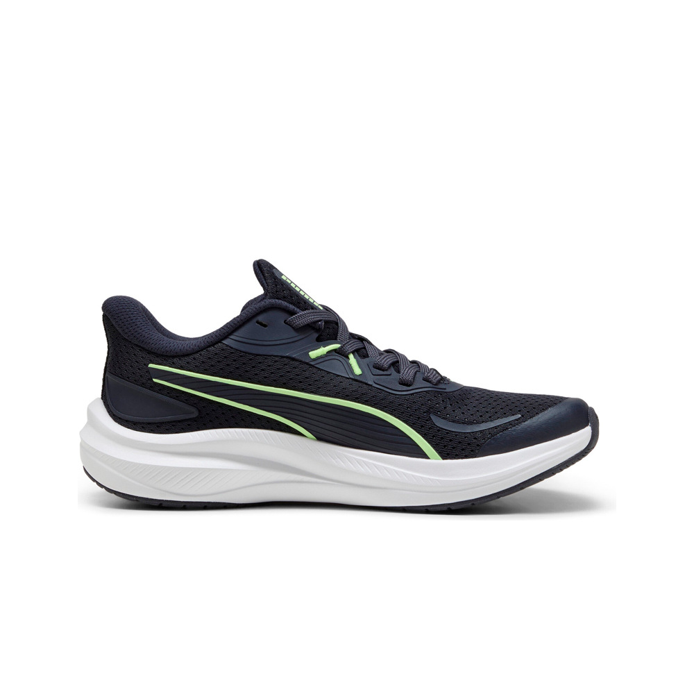 Puma zapatilla running niño SKYROCKET LITE 2 AZUL vista trasera